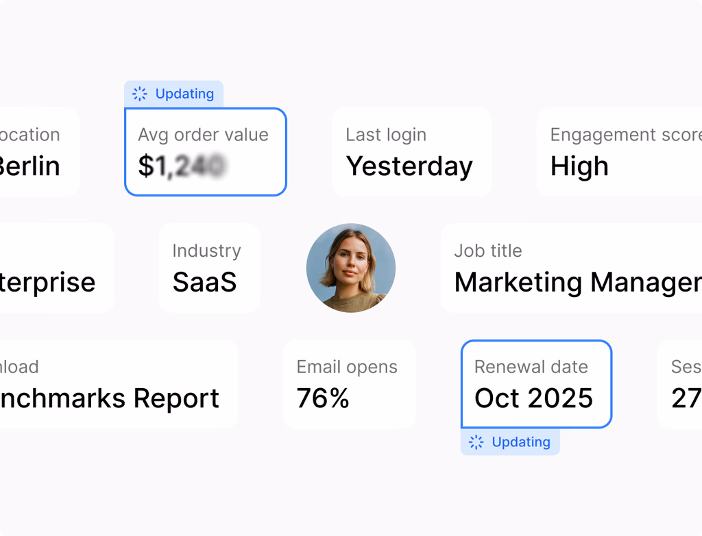 A clean UI showing a proposal form with line items and an activity feed for real-time tracking, all within a CRM.