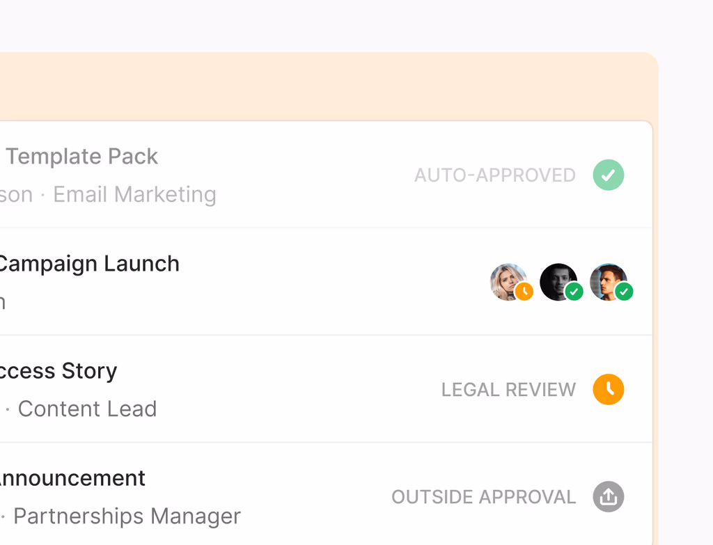 A mobile-friendly forms UI with clear signing order and automated reminders for a smooth buyer experience.