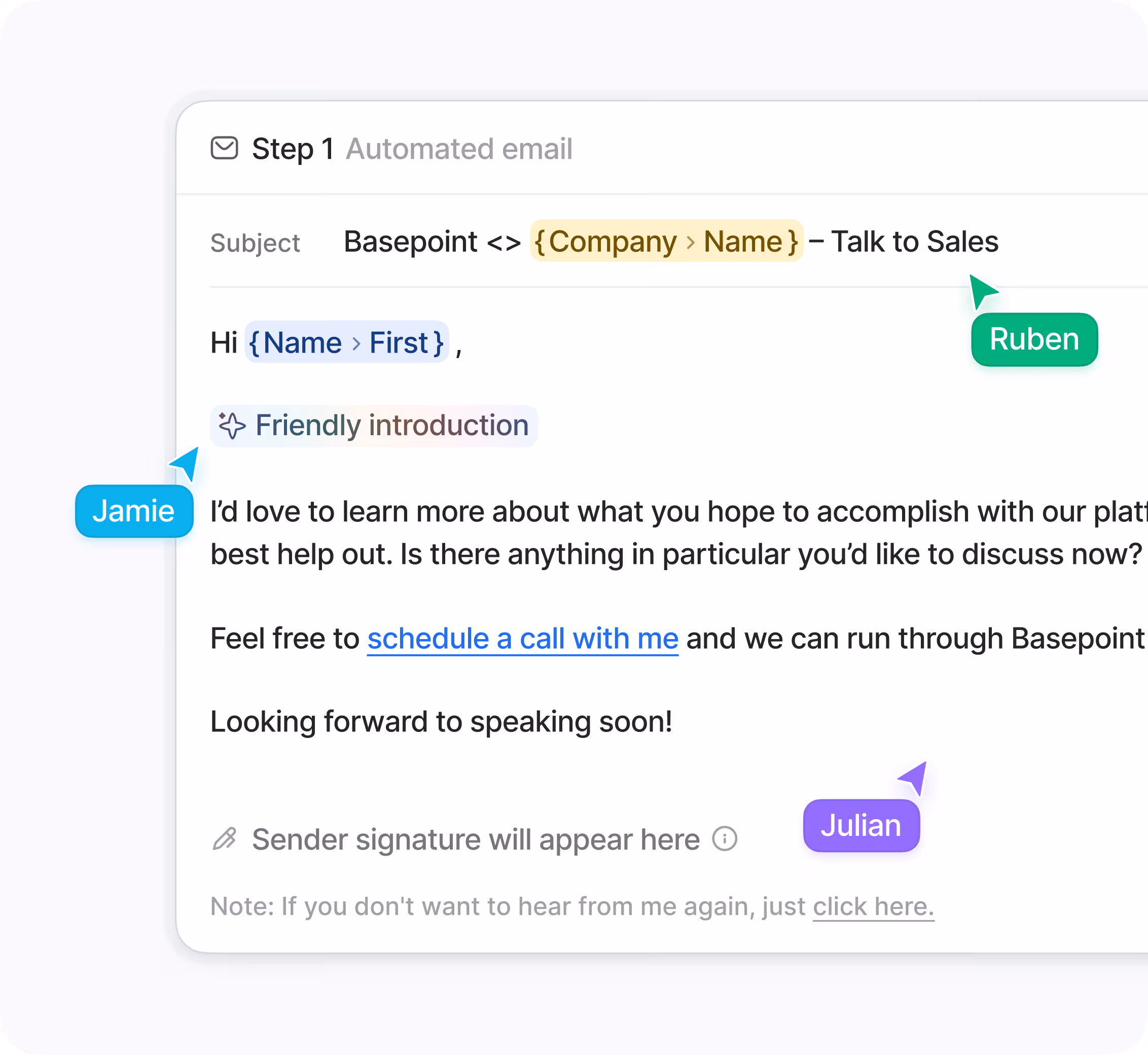 A sleek dashboard showing a sidebar preview, file attachments, and a synchronized calendar to extend your workflow.